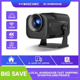 TrendWave 180 ° Draaibare Projector - HD 1080P Beamer - 4K - WIFi BT5.0 - Auto Focus - Smart Home Theater Video - Mini Beamer — thumbnail 4