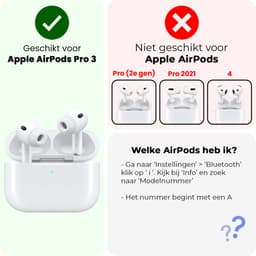Hoesje Geschikt voor Apple Airpods Pro 3 - Siliconen Hoes met Clip - Silicone Case Cover - Lichtblauw — thumbnail 2