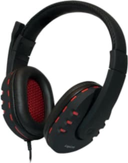LogiLink HS0033 Stereofonisch Hoofdband Zwart, Rood hoofdtelefoon met USB aansluiting — thumbnail 1