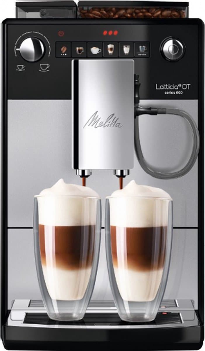 Mellitta Latticia OT Volautomatische espressomachine F300 101 Zilver — afbeelding 1