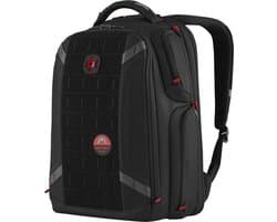 WENGER Laptop rugzak Rugzak met laptopvak Tech PlayerOne 17.3" Gaming Laptop Backpack 29L Black Zwart