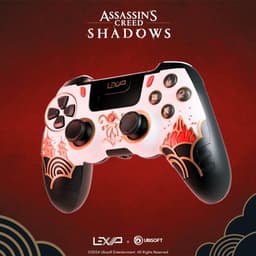 LEXIP X UBISOFT - Assassin's Creed Shadows - Draadloze controller - Exclusief AC Shadows design - bekabeld of draadloos via 2,4 GHz USB dongle - Bluetooth - Geschikt voor PS4, PC, Android, iOS en Nintendo Switch - wit, zwart, rood — thumbnail 2