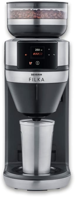 Severin KA 4852 FILKA Filterkoffiezetapparaat – Volautomaat – Bonen & Filterkoffie – 5 Sterktes – Touch Display – Glazen Kan — thumbnail 4