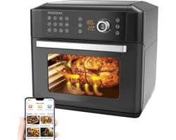 AirFryer XXL - Air Fryer - Heteluchtfriteuse - App control - Oven - Rotisserie - Dehydrator - Touch Screen - Turbo functie - 12 in 1 - 1700 watt