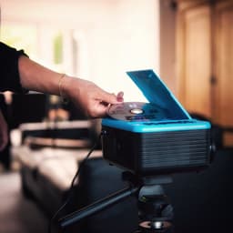 Lenco Beamer - Full HD 1080P - Projector met Bluetooth - LPJ-500BU Mini Beamer - Blauw — thumbnail 5