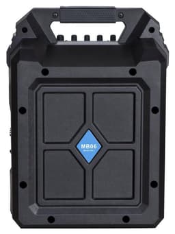 Blaupunkt MB06 - BT-luidspreker met karaoke-functie - draagbare luidspreker 500W - Zwart met blauw — thumbnail 4