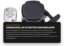 Dailygoods- Terugslagstarter Betrouwbare Start - Grasmaaier - Bosmaaier - Kunststof - 100% Nieuw - Sterk en Duurzaam - Trekstarter — thumbnail 1