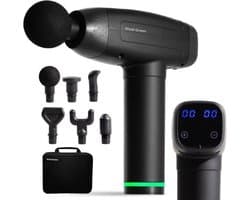 Massage Gun - Spierstimulator Apparaat - Spierherstel Ontspanning - 30 Intensiteitsstanden - 28 x 24 x 11 cm - Zwart