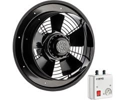 Industriële Ventilator - Axiale Ventilator - Luchtcirculatie Creëren - Toerental Regelbaar - 200 mm tot 350 mm - Metaal