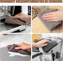 Barista-doeken 30 x 30 cm - Reinigingsdoeken - Praktisch formaat - Voor koffiezetapparaat en accessoires - ShopVlot — thumbnail 4