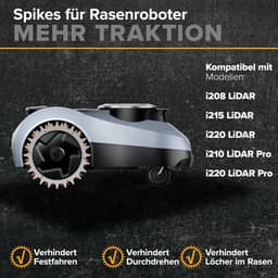 Robotic grasmaaier spikes - RVS - perfecte pasvorm - maximale grip - ShopVlot — thumbnail 5