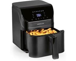 Digitale Airfryer - Hete Lucht Frituurpan - Gezond Koken - Draai Herinnering - 4 Liter - Zwart