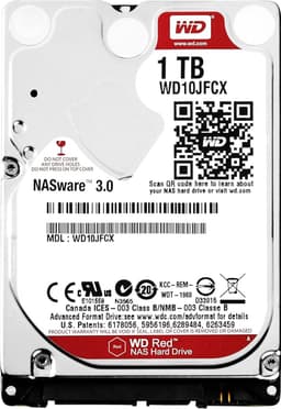 Interne Harde Schijf - HDD Opslag - Bestanden Opslaan - Compact Ontwerp - 1 TB - Rood — thumbnail 3