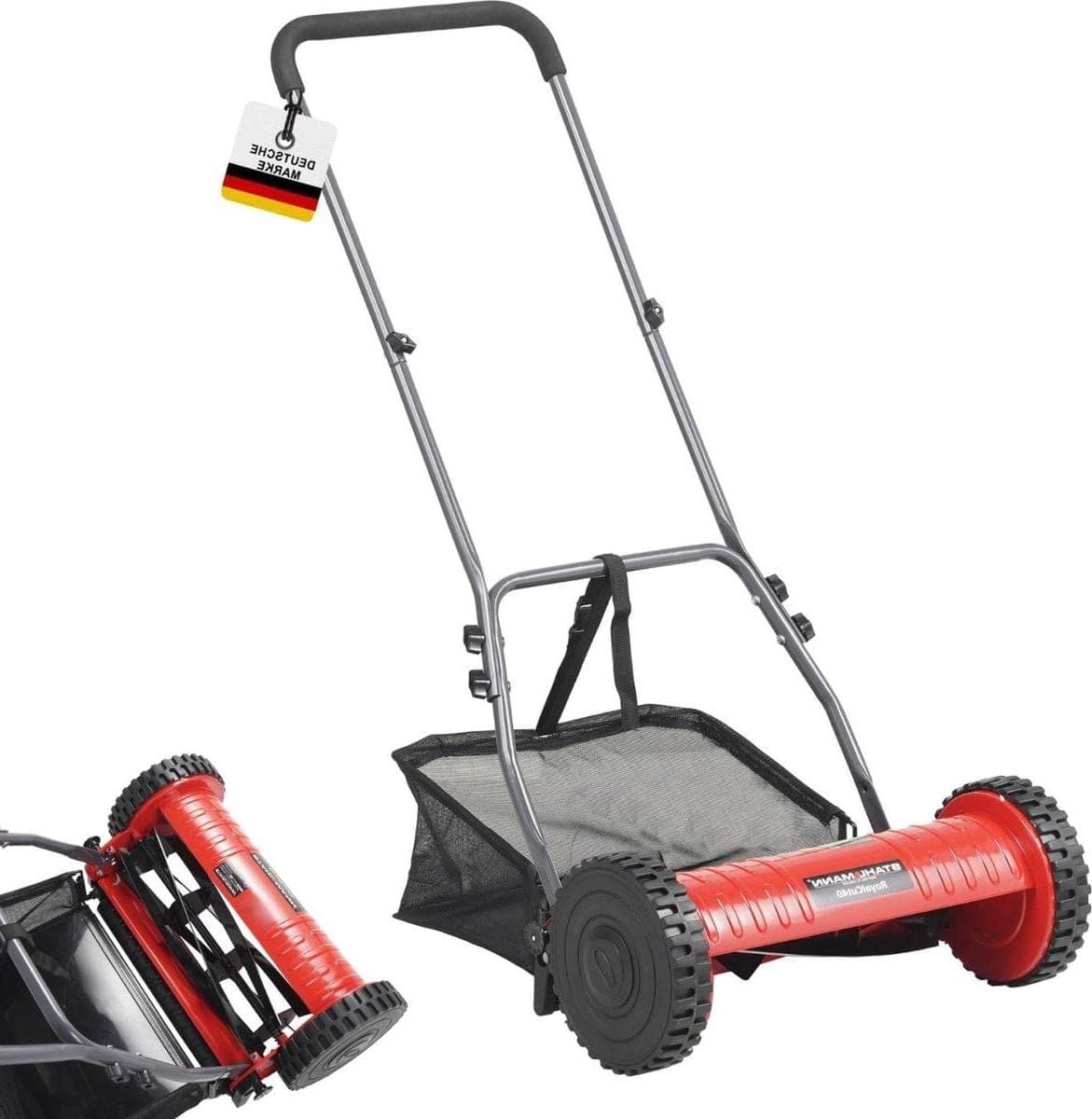 Handgrasmaaier - Kooimaaier - Gazon Onderhoud - Stil en Milieuvriendelijk - 40 cm Maaibreedte - Groen — afbeelding 1