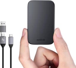 Externe SSD - Opslagstation - Bestanden Opslaan - Hoge Snelheid - 1TB - Zwart — thumbnail 1