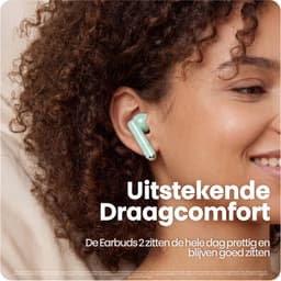 Phreeze EarBuds 2 - Draadloze Oordopjes - Groen - EarBuds - Bluetooth Oortjes - Draadloos -Goede Pasvorm - Uitstekende Geluidskwaliteit — thumbnail 2