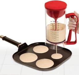 Beslag Dispenser - Beslag Mixer - Bakken Maken - Automatische Menging - 1500ML Capaciteit - Wit — thumbnail 4