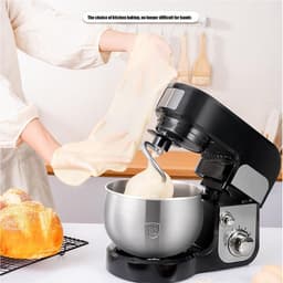 Keukenmixer - Deeg Mengmachine - Bakken en Maken - Planetaire Mengstructuur - 36x22x28 cm - Wit — thumbnail 4