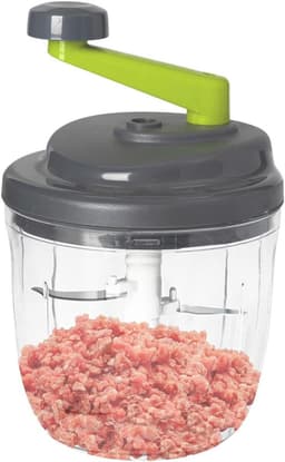 Keuken Chopper - Groente Snijder Handmatig - Voedsel Bereiden - Voedselveilig ABS Materiaal - 17.5 x 14.3 x 13.6 cm — thumbnail 1