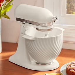 Keramische Keukenmachine Kom - Keukenmachine Accessoire - Bakken en Koken - Titanium Versterkt Keramiek - 47 Liter - Wit — thumbnail 3