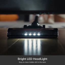 Steelstofzuiger - Vacuum Cleaner - Draadloze Stofzuiger- Kruimeldief Snoerloos - met 21kPa Zuigkracht - Handstofzuiger - LED-Verlichting, 40 Min. Gebruiksduur, 1.2L Stofreservoir — thumbnail 5