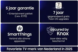 Samsung 50M74H - 50 inch - 4K MiniLED - 2026 + 3 jaar extra garantie - Smart TV — thumbnail 4