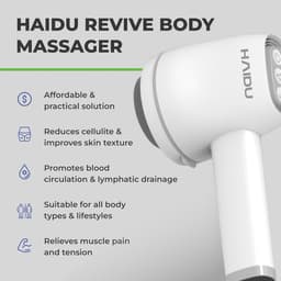 Handheld massager voor spierpijn - diepte- en rotatiemassage - 8 opzetstukken, 6 snelheden - herstel na training - ShopVlot — thumbnail 2