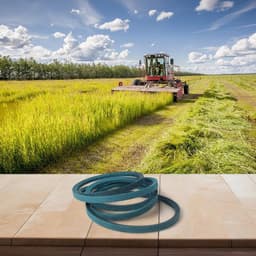 Grasmaaier Aandrijfriem - Vervangende Riem Maaier - Gazononderhoud - Aramide Touwconstructie - 42 inch - Groen — thumbnail 3