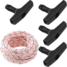 Grasmaaier Startkabel 10m 3mm - Polyester met 4 Handgrepen - Duurzaam en Herbruikbaar - Ideaal voor Vervanging - SnelShoppen — thumbnail 1