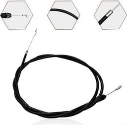 SnelShoppen - Remkabel Vervangingsonderdeel voor Grasmaaier - 65" Binnenkabel - 57" Behuizing - Geschikt voor 15 Modellen - Ideaal voor Tuinonderhoud — thumbnail 3
