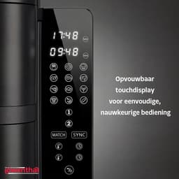 Airfryer XL - Hete Lucht Oven - Gezond Koken - Dubbele Mand - 11 Liter - Zwart — thumbnail 3