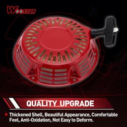 SnelShoppen - Vervangende Recoil Trekstart voor GX240 GX270 177F 9PK 173F 8PK Motor Grasmaaier - Rood - Hoogwaardige Metaal en Kunststof - Eenvoudig t — thumbnail 3