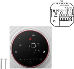 Slimme Thermostaat - Digitale Thermostaat - Energie Besparen - Programmeerbaar Schema - AC95-240V - Zwart — thumbnail 5