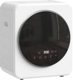 TEKROA® Draagbare mini-droger - 2,5 kg - LED-display, 800W, voorlader, tot 60℃, stapelbaar/wandmontage/vrijstaand, timer -wit — thumbnail 1