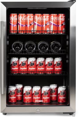 DOMO DO91610BK Drankenkoelkast - Barkoelkast - Glazen Deur - Energieklasse C - 118L - Zwart — thumbnail 1
