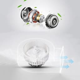 Plafondventilator - Afzuigventilator - Ventilatie - Stille Werking - 8 inch - Zilver — thumbnail 3