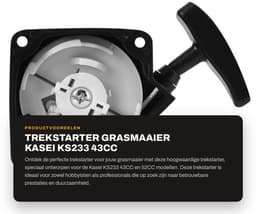 Dailygoods- Trekstarter Professionele Kwaliteit - Herbruikbare Verpakking - Duurzame Constructie - Eenvoudige Installatie - Geschikt voor Kasei KS233/52CC - Betrouwbare Prestaties - Startmechanisme — thumbnail 1