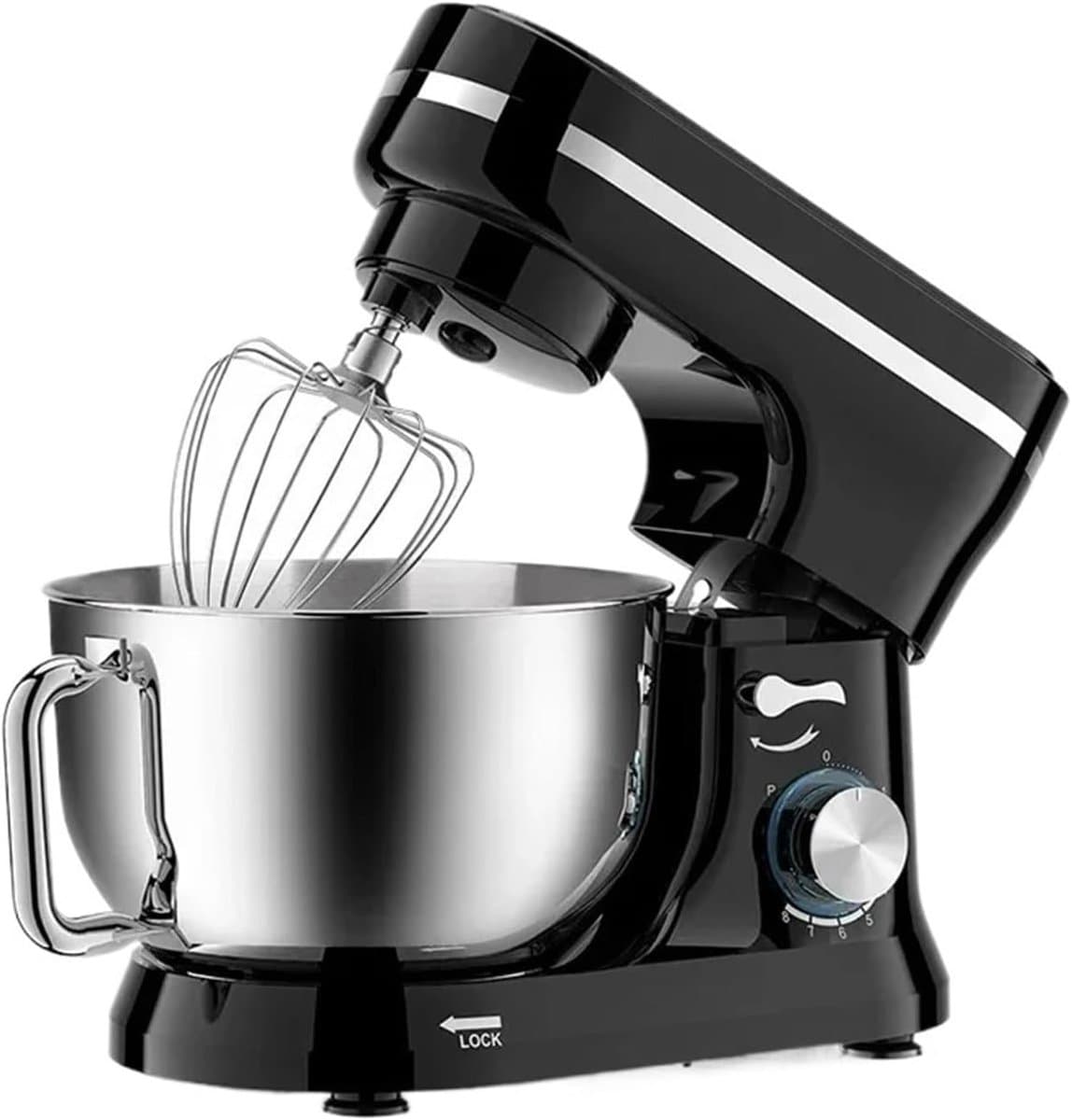 Elektrische Standmixer - Keukenmixer - Bakken en Mixen - Kantelkop functie - 45 Liter Kom - Zilver — afbeelding 1