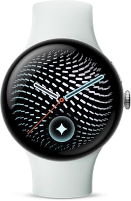 Google Pixel Watch 5 - smartwatch - 45 mm - Wifi - Zilverkleurig/wit - sportbandje — thumbnail 1