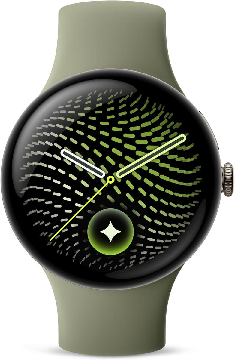 Google Pixel Watch 5 - smartwatch - 45 mm - Wifi - groen - sportbandje — afbeelding 1
