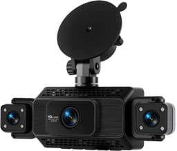 Dashcam voor auto - Zwart - 3 inch - 4-kanaals Full HD dashcam met wifi en nachtzicht - Voor uitgebreide voertuigbewaking — thumbnail 4