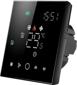 Slimme Thermostaatregeaar - Temperatuurregelaar - Comfortabele Verwarming - App Afstandsbediening - 240 Volt - Zwart — thumbnail 4