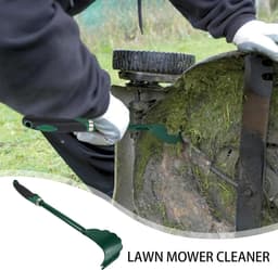 Afdekreiniger Grasmaaier - Tuin Schraper - Platform Schoonmaken - Stalen Materiaal - 36.8 cm - Grijs — thumbnail 5