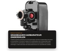 Solidchoice- Brandstoftank Hoogwaardige Kwaliteit - Carburateur - Duurzaam - 20x9,6x5,5 cm - 673 g - Geschikt voor 498809A/494406 - Grasmaaieronderdelen