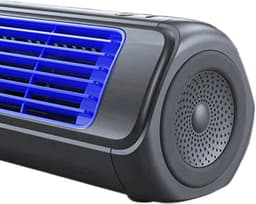 Stille Staande Ventilator - Geruisloze Koeler - Binnen Koelen - Vleugelloos Mechanisme - 312 cm - Grijs — thumbnail 5