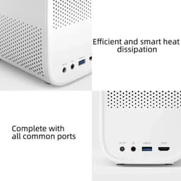 Xiaomi - Mi Smart Compact - Beamer - Projector Beamer - Mini Meamer - HDR 10 - FHD 1080p - DLP Automatische focus - met WiFi 5.0 - 500 ANSI Lumens - Android 11.0 - Wit — thumbnail 4