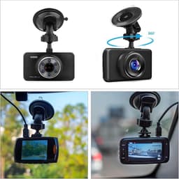 SnelShoppen - Car Suction Cup voor Dash Cam Houder - 360° Rotatie met 6 Adapters - Geschikt voor Navigatieapparatuur, Camera's, Voorruiten en Dashboar — thumbnail 2