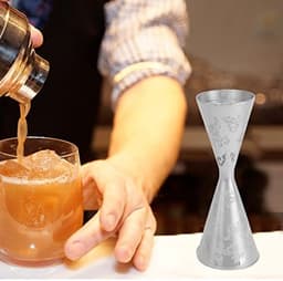 RVS barmaat met maten, barmaat voor bartenders, cocktailmaat met maten binnenin (60 ml 89 ml) — thumbnail 5