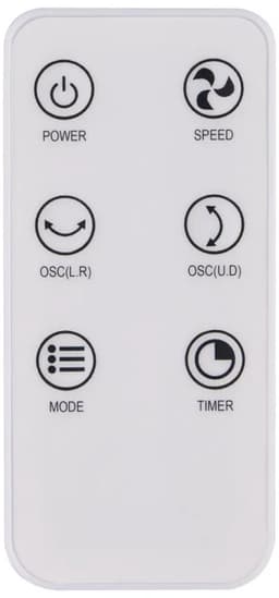 TRONIC Staande ventilator 33 cm - Vermogen: 20 W Ventilatiestanden: 16 Hoogte: 49,2-102 cm — thumbnail 3