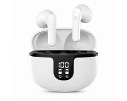 Lifepods s61 draadloze oordopjes - Bluetooth oordopjes - Draadloze oortjes - Oortjes draadloos - Earpods - Sport oordopjes - Geschikt voor Smartphone & Laptop - Wit